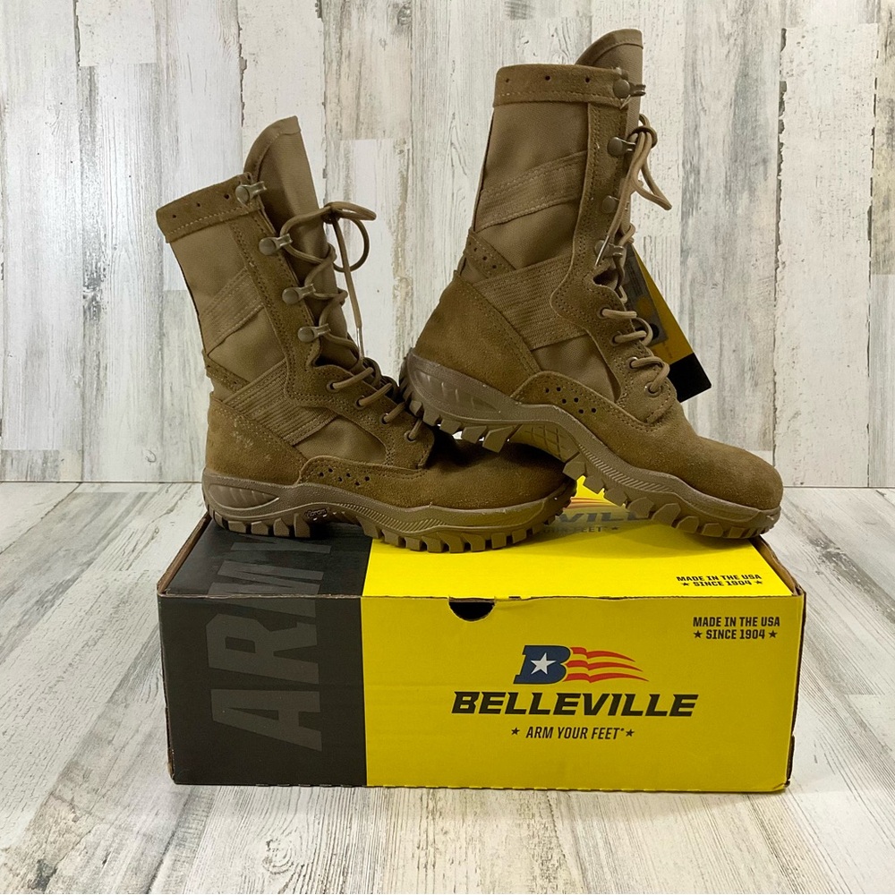 Belleville Women's Brown Tactical Boots W size 7 M size 5